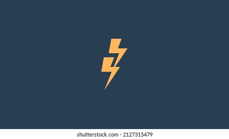 Diseño de logotipo de siete flash