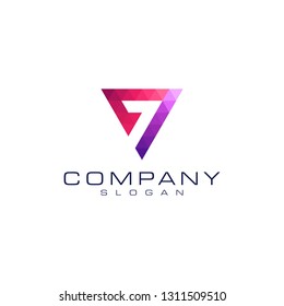 SEVEN FLAT COLORS LOGO