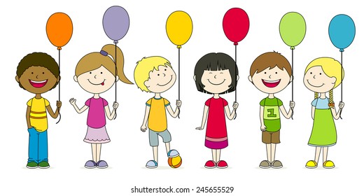 Happy Family Holding Hands Hand Drawing Stock Vector (Royalty Free ...