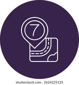 Seven Line vector Icon Design