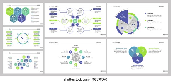 Seven Logistics Slide Templates Set