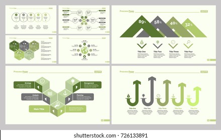 Seven Logistics Slide Templates Set