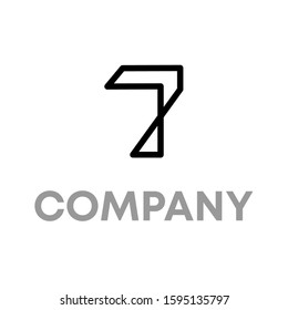 seven logo icon design template sign