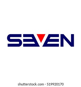 Seven Logotype Logo Vector.