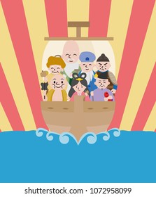 seven lucky gods who are believed in Japan