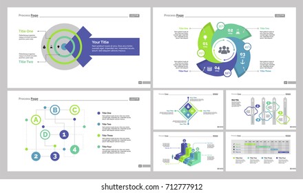 Seven Marketing Slide Templates Set Stock Vector (Royalty Free ...