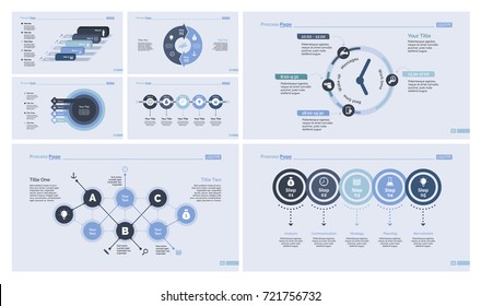 Seven Marketing Slide Templates Set