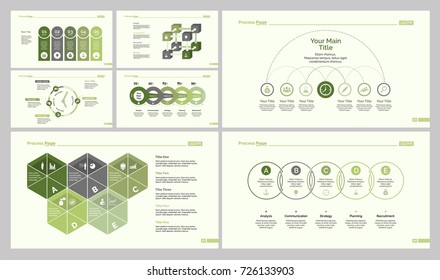 Seven Marketing Slide Templates Set