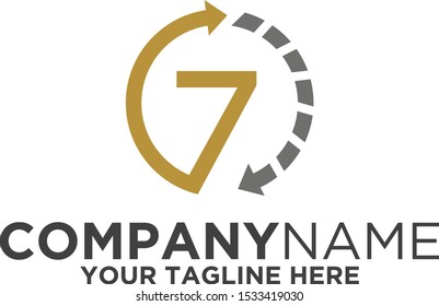 Seven minutes Speed Logo Template