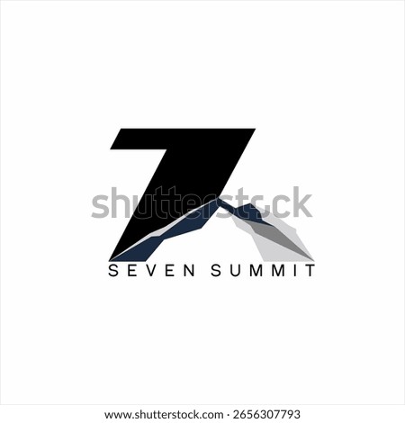 Seven Mountains Expedition Logo Design.