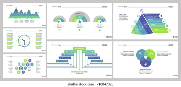 Seven Planning Slide Templates Set