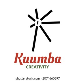 Seven principles of Kwanzaa - Day 6 -  Kuumba - Creativity. Traditional symbols of Kwanzaa meaning- African American heritage holiday celebration. Vector illustration isolated.