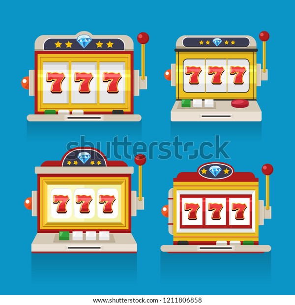 Slot machine frame clipart art