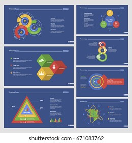 Seven Statistics Slide Templates Set