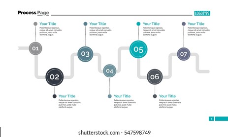 Seven Steps Diagram Slide Template