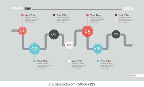 Seven Steps Diagram Slide Template