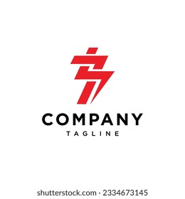 Seven thunder logo icon vector template.eps