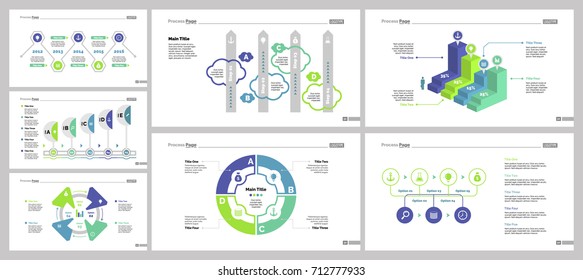 Seven Training Slide Templates Set
