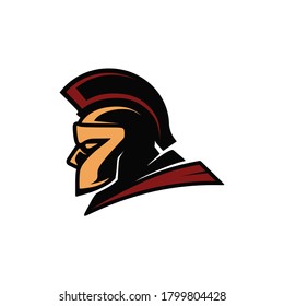seven warrior head logo concept