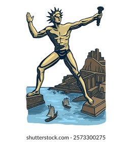 The Seven Wonders of Ancient WORLD - Colossus of Rhodes