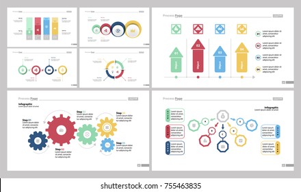 Seven Workflow Slide Templates Set
