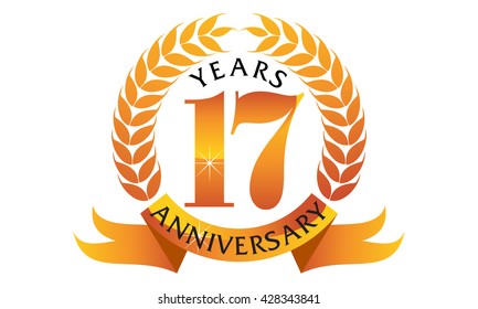 Seventeen Years  Ribbon Anniversary 