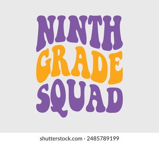  Seventh, Eighth, Ninth, Tenth, Eleventh, Twelfth, Thirteen, Fourteen, Fifteen,  Grade Squad, Teacher Gift ,First Day Of School ,Kids Back To School T shirt, Gaming School T shirt