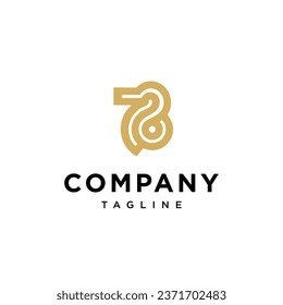 
Seventy Eight logo icon vector template.eps