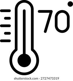Vector de ilustración de icono de 70 glifos