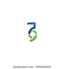 seventy nine logo design, 79 number vector