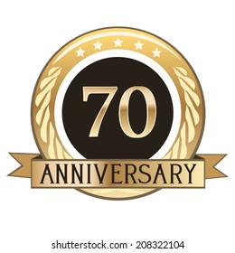Seventy Year Anniversary Seal