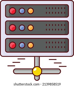 sever connection Vector illustration on a transparent background.Premium quality symmbols. vector line flat  icon for concept and graphic design.