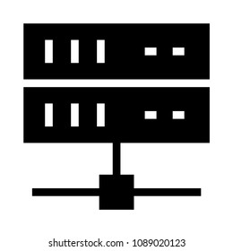 sever share vector glyphs icon