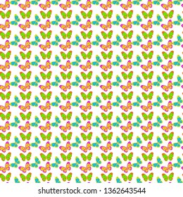 
Several beautiful multicolored butterflies on the background. Seamless Wallpaper pattern. 