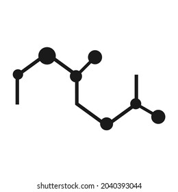 several circles attached to two truncated hexagons