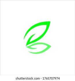 several kinds of elegant leaf logos with flat designs for your business and needs