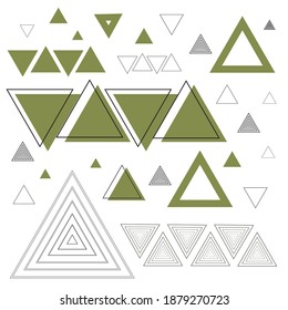 several options for triangles of different sizes