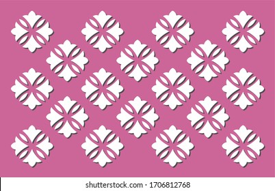 several panels for decorating decorative surfaces. Abstract stripes, lines, panels. Vector illustration of laser cutting. Plotter cutting and screen printing