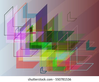 several textile among sort, arrow vector background around narrow kit