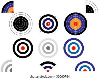 several types of targets