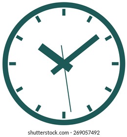 Varias variantes de los diales de reloj abstracto.