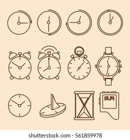 Several variants of abstract watch dials.