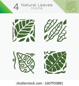 Several variations of leaves, vector illustration for your business
