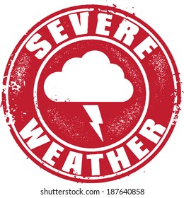 Severe Weather Icon Sign