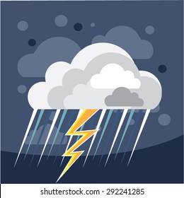 Severe Weather Storm Icon
