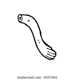 severed arm cartoon
