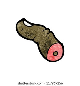 severed finger cartoon