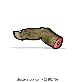 severed finger cartoon