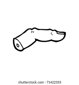 Severed Finger Cartoon