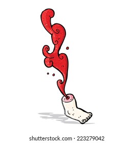 Severed Foot Cartoon